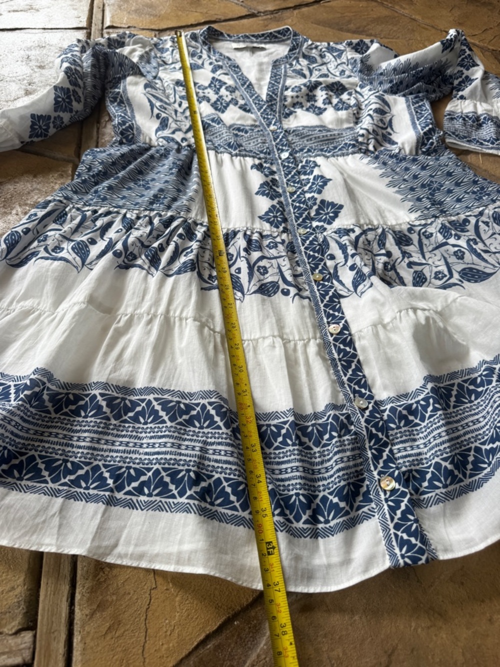 Hale Bob
Tiered Dress in Navy Size Large - Picture 13 of 14